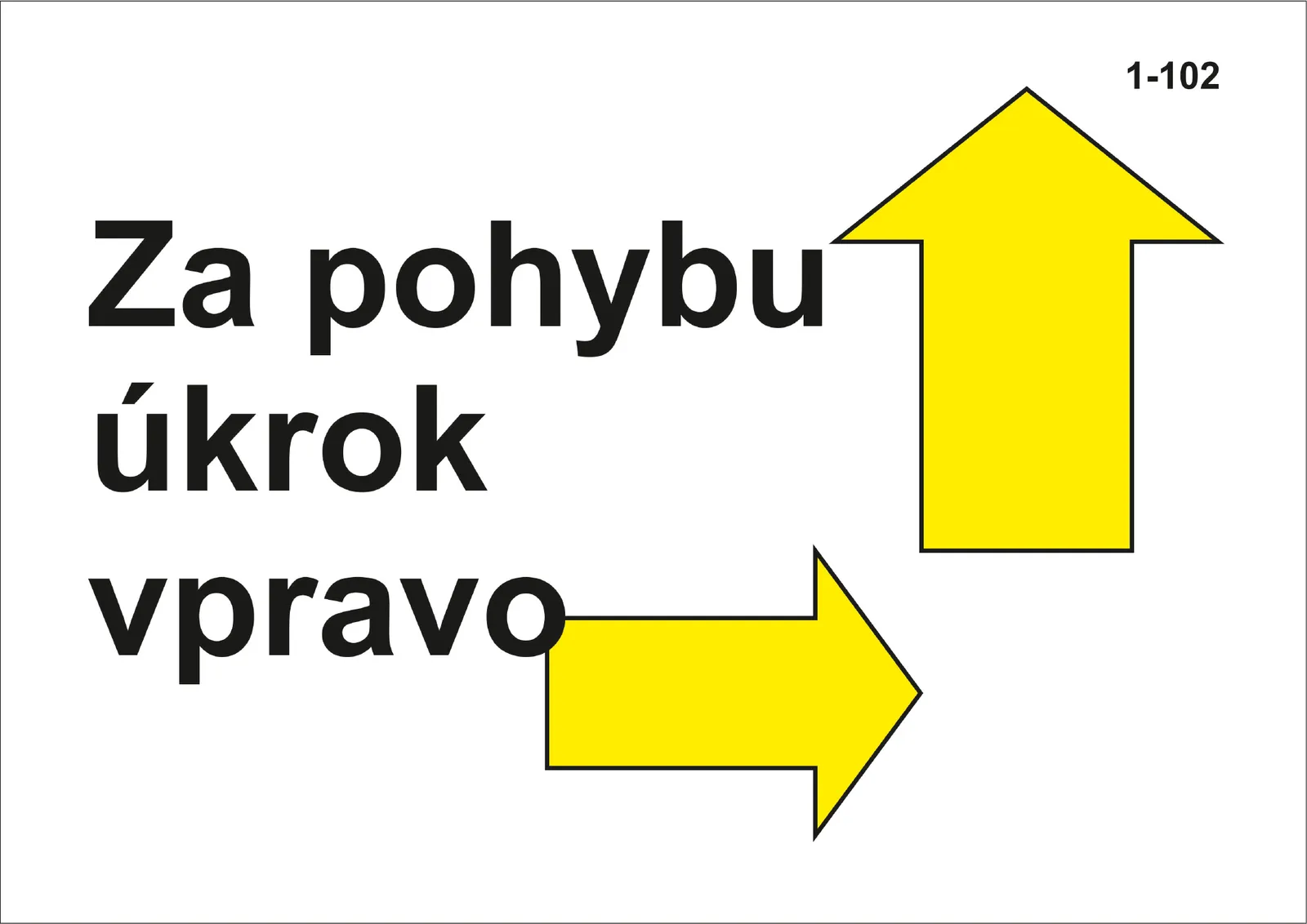 1-102 Za pohybu – úkrok vpravo