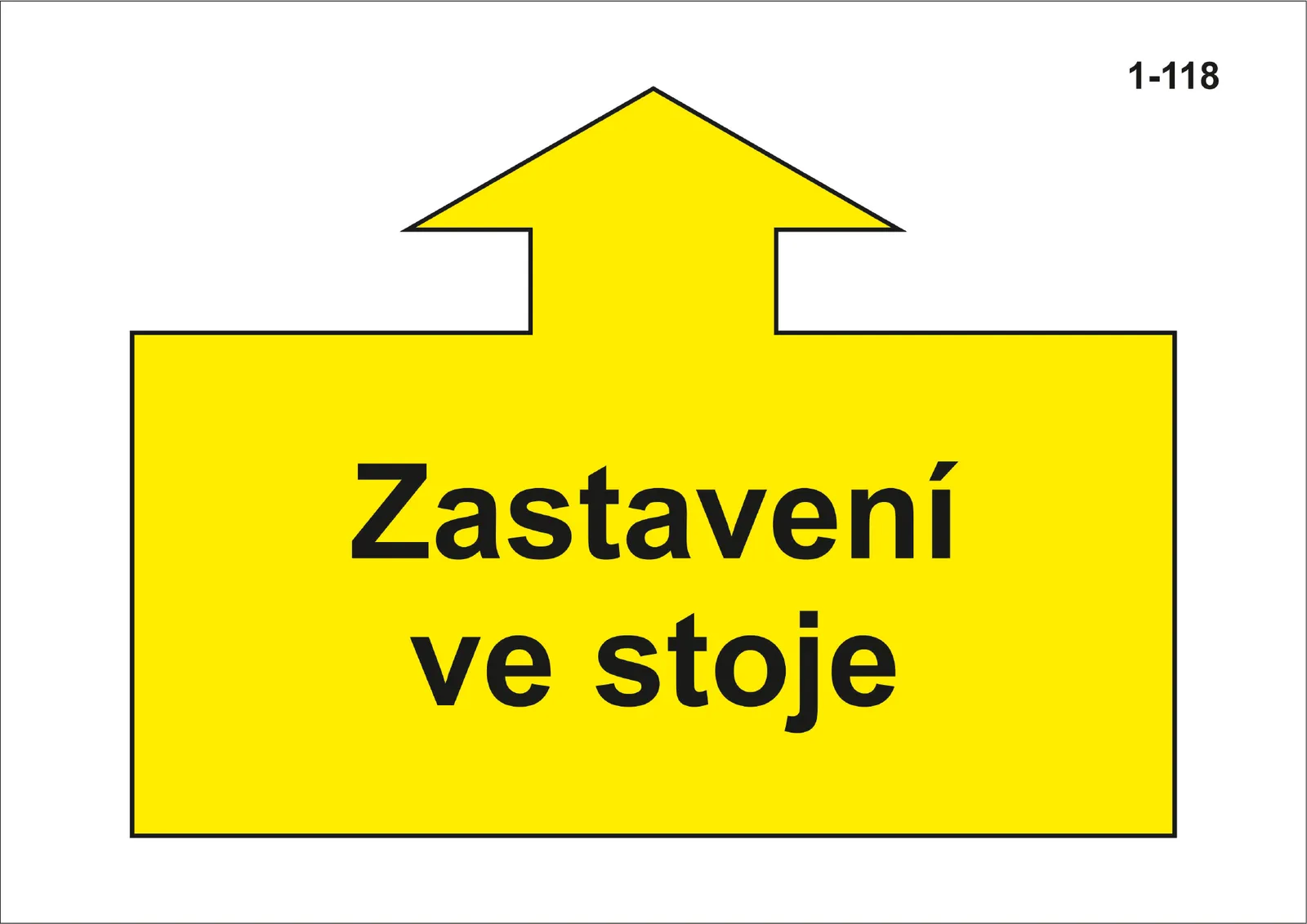 1-118 Zastavení ve stoje