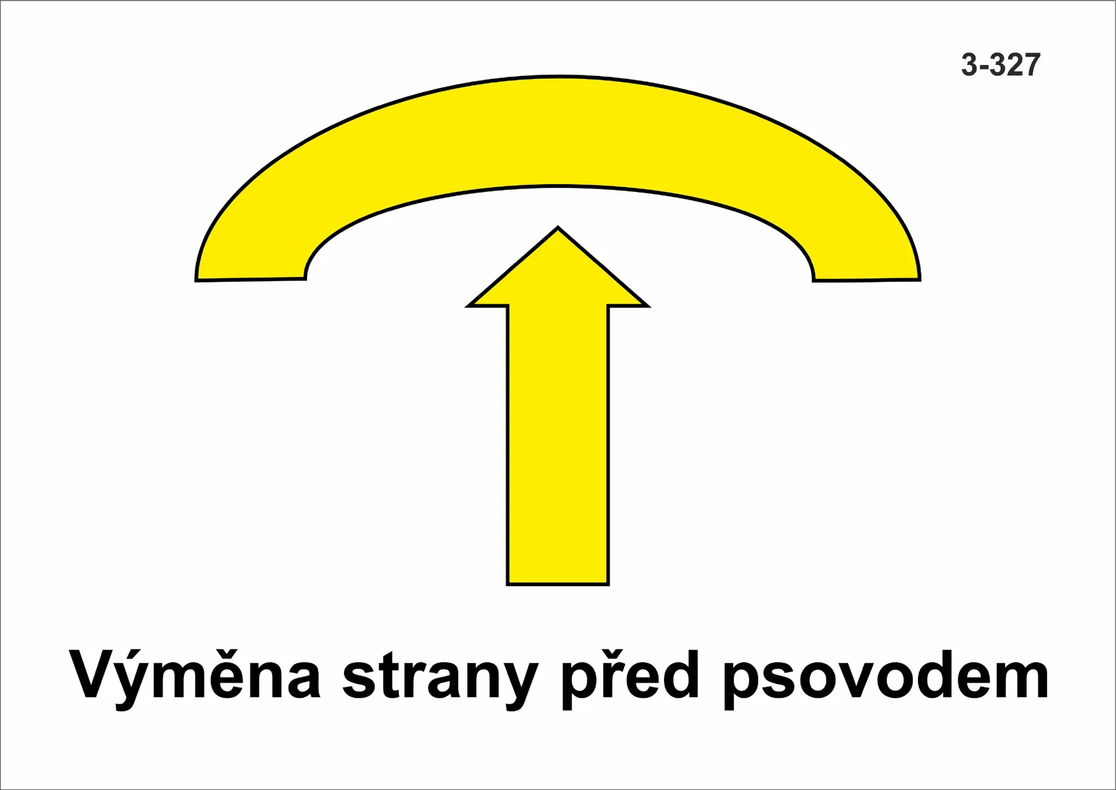 3-327 Výměna strany před psovodem - za pohybu