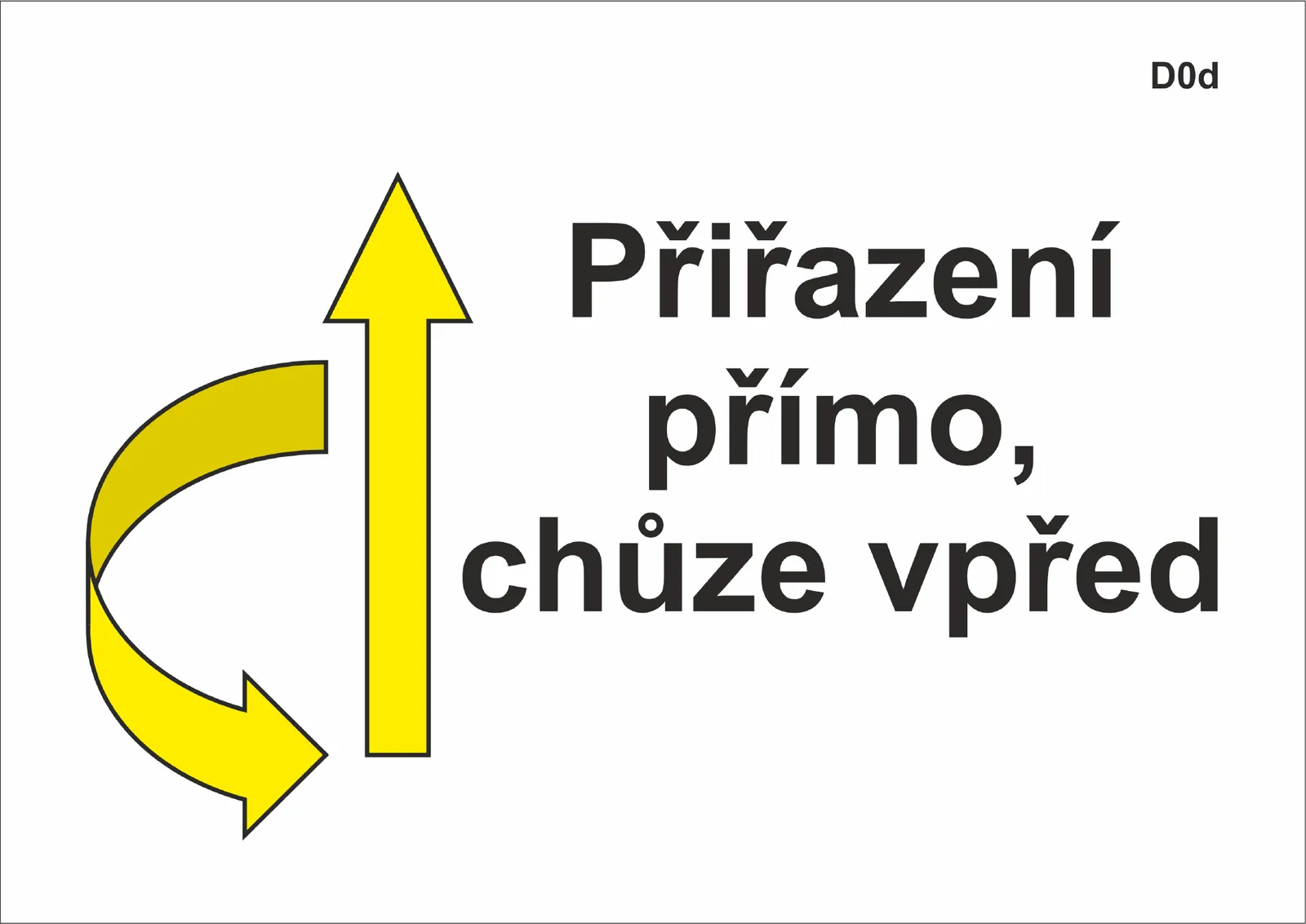 D0d Přiřazení přímo - vpřed