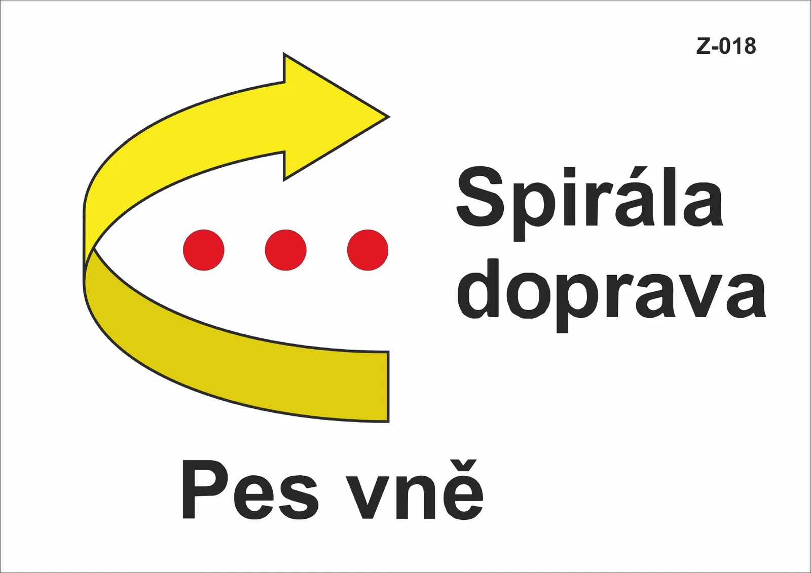 Z-018 Spirála doprava